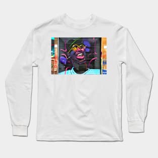 Street Art Graffiti Digbeth Birmingham UK Long Sleeve T-Shirt